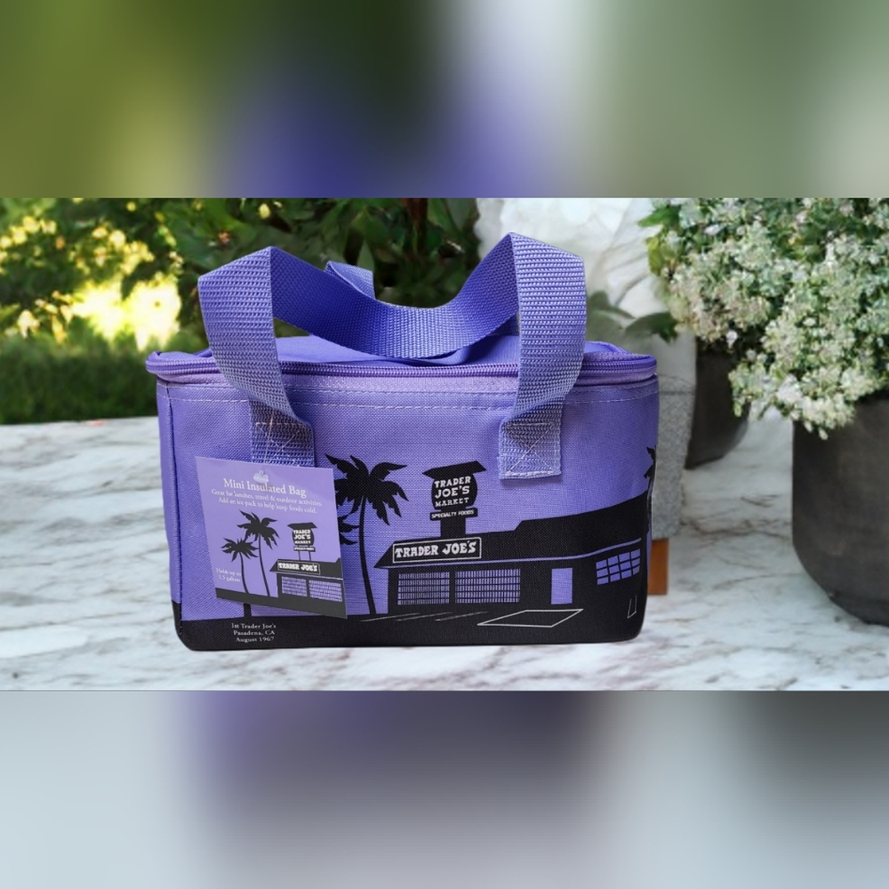 Trader Joe's Purple Mini Insulated Bag